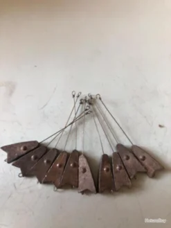 10 Plomb Lancer Tête De Poisson Mm Avec Avançon 5 Gr Démontable Pêche Truite Lemer