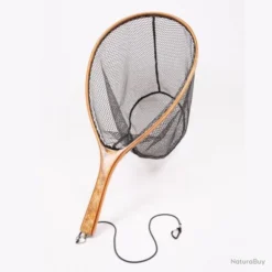 Épuisette Raquette MDC Bois DLX Rubber - 34x48x70 Cm