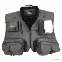 Gilet JMC Specialist V4 4.0 Gris Gilet Peche Mouches De Charette
