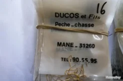 Hameçons 16 Canelle Par 500 Doré Fin