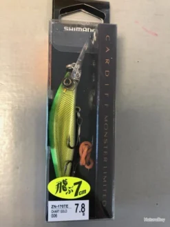Leurre Shimano Cardiff Monster Limited 7cm 7 Flottant 7,8 Chart Gold