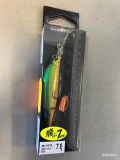 Leurre Shimano Cardiff Monster Limited 7cm 7 Flottant 7,8 Green Gold