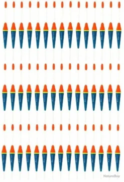 Lot De 50 Flotteurs AUTAIN Antares Peche Carnassier Brochet Sandre Riviere Mer TRUITE