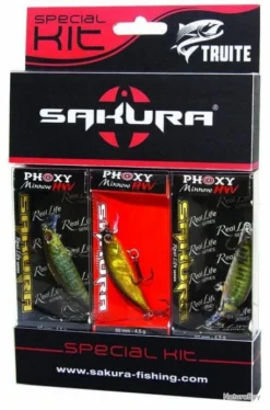 Pack 3 Phoxy Minnow 50 S 50 MM 4.5 G Leurre Truite Perche Sakura