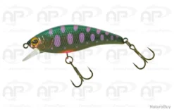 Leurre Truite Illex Flat Tricoroll 3.7gr 45mm Shade Creek