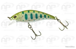 Leurre Truite Illex Flat Tricoroll Silver Yamame 5,3 G 5,5 Cm