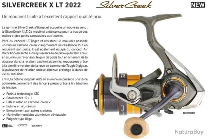 SilverCreek X 22LT 2000 S XH Moulinet Spinning Daiwa – Image 2