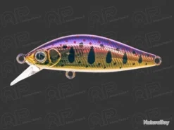 Zip Baits Rigge Flat Coulant 3,8 G 4,5 Cm Violet - Or