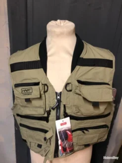 HANGAR33 GILET HART PÊCHE MODELE CARIBOU TAILLE S ANCIENNE COLLECTION