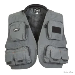 Gilet De Pêche MDC Diplomat V2 Gris