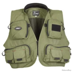 Gilet De Pêche MDC Diplomat V2 Olive