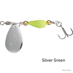 Cuillère Tournante Daiwa Silvercreek Spinner - Par 20 - Silver Green / 4 G